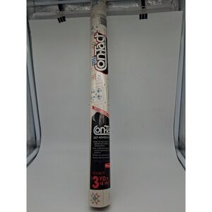 Vintage 1988 Con-Tact Self-Adhesive Shelf Liner Quilt Stencil Pattern 3 Ydsx18in